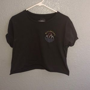 billabong cropped t-shirt